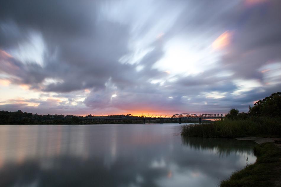 Lake landscape light