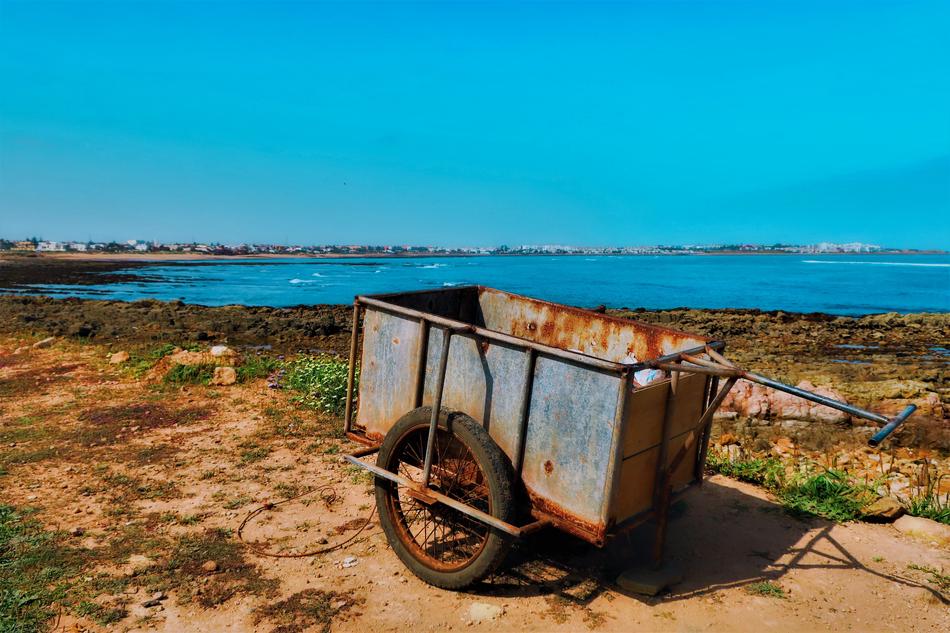 cart by the sea