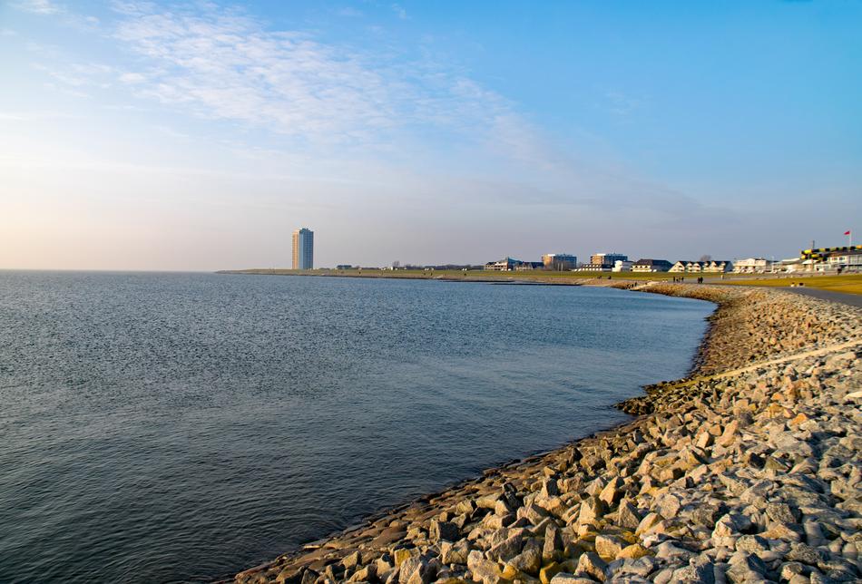 the sea surface at kamenny beach