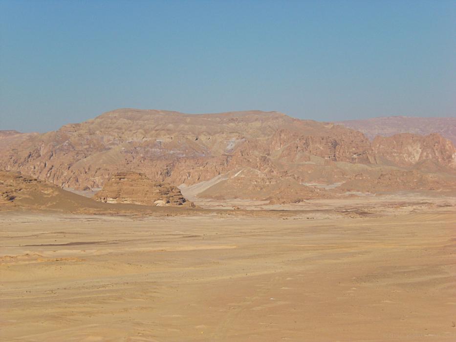 sandy stone desert