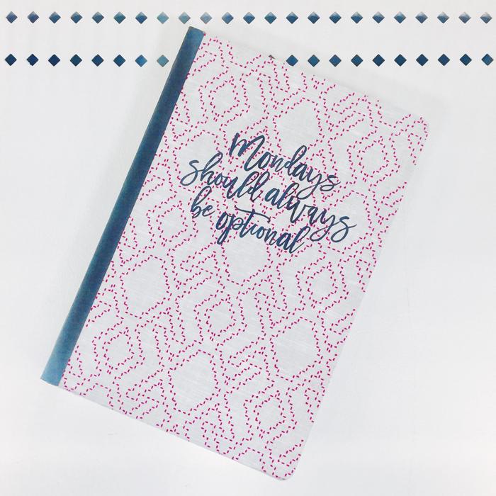 Monday, page of Organizer with motivation