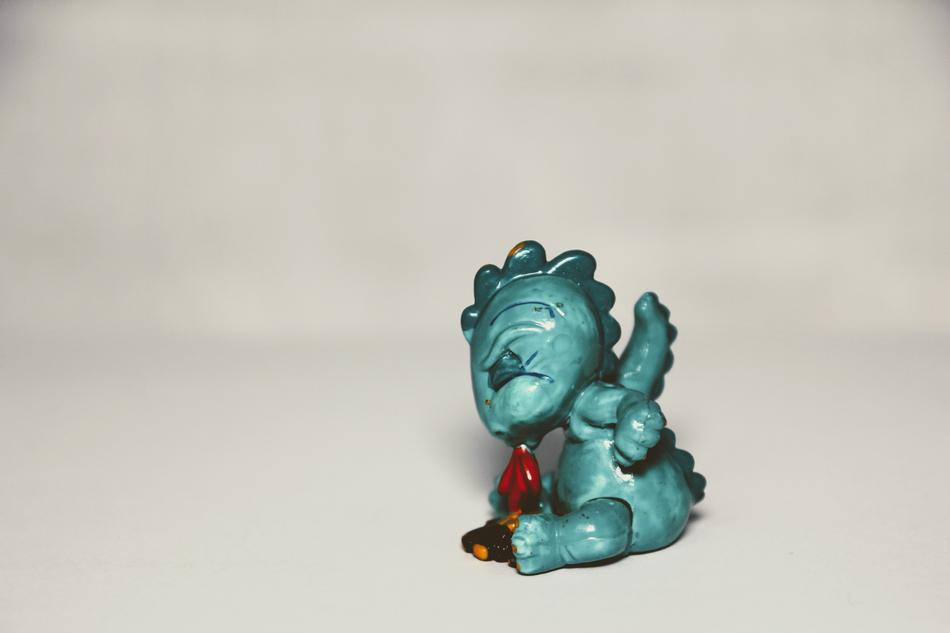 green toy for children