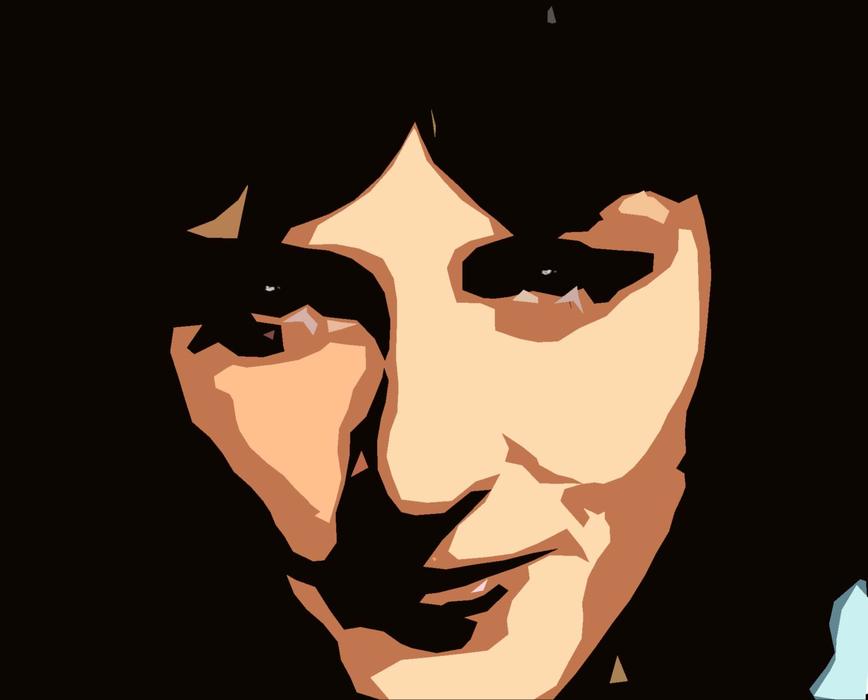portrait face woman brunette
