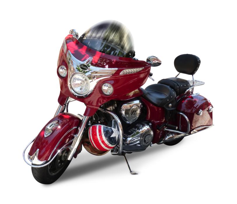 moto red vintage