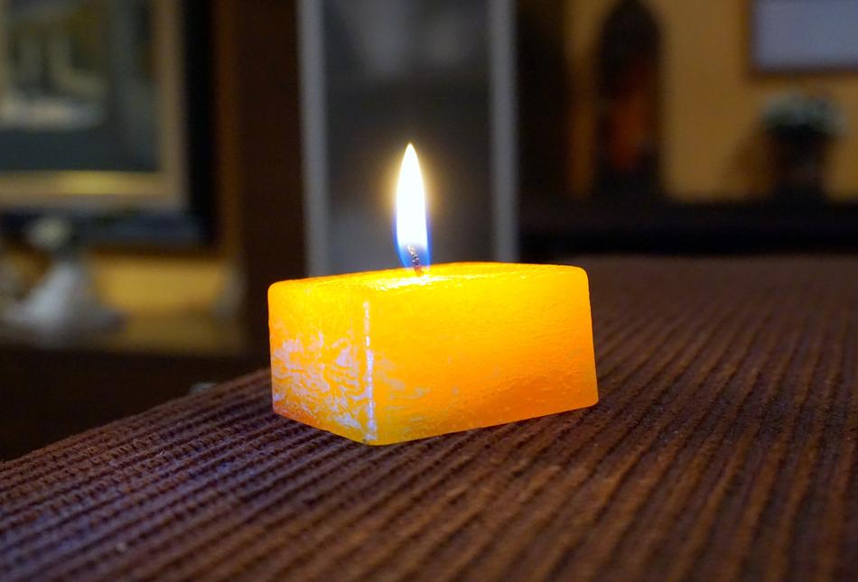 wax candle burning