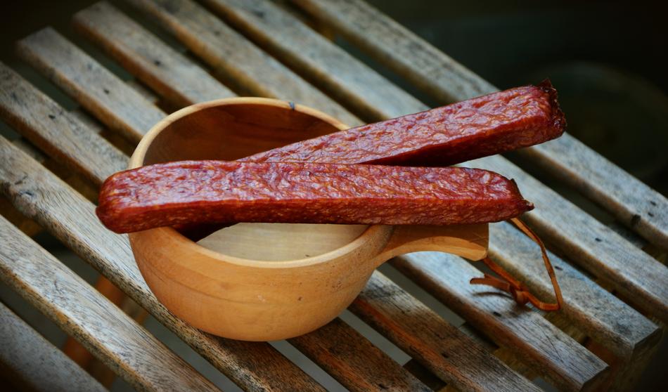 sausage snack cup