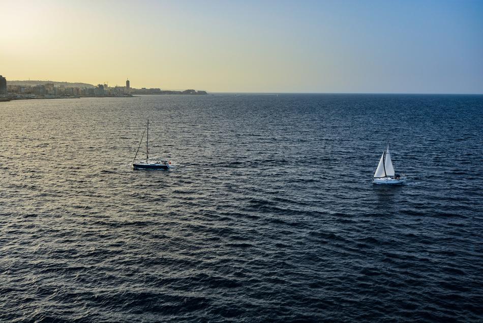 Mediterranean Sea sailing Boats