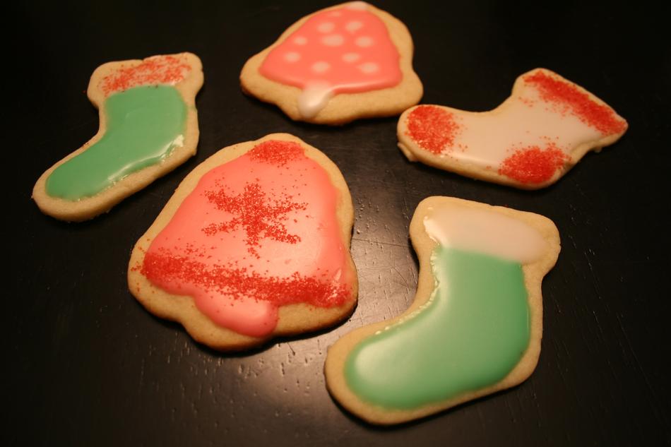 cookies colored delicious food