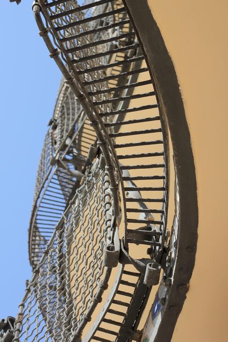 staircase in modern architecture in spain