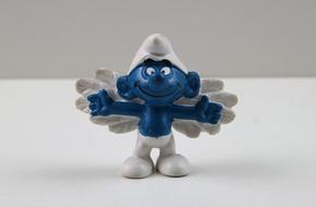 smurf angel funny toy