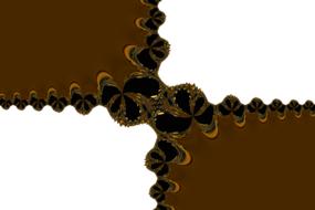 Brown pattern of different shades at white background
