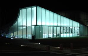 unusually beautiful Glass Building