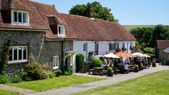 cute cafe near the village
