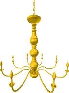 gold candlestick ceiling