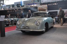 perfect Old Porsche Car on exhibition