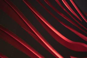 red lines curtain