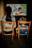 Watching Tv Television kids