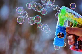 bubbles in the gun