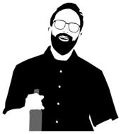 boy hipster drawing