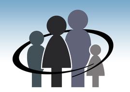 family sign icon drawing