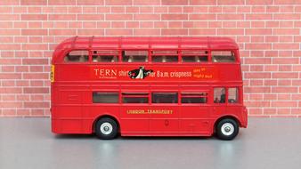 Model Car Double Decker Bus London