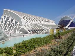 white designer monument in Valencia