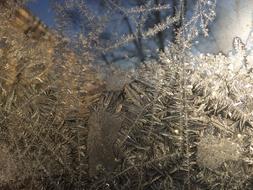 ice patterns glass