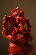 elephant buddha red