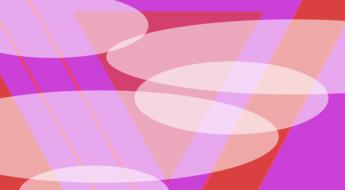 purple background with transparent shapes