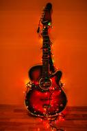 Guitar Lights Color red