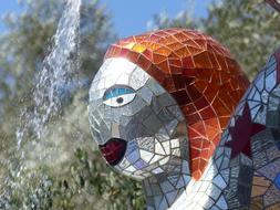 funny glass sculpture