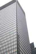 corner of grey Skyscraper Building, usa, New York city