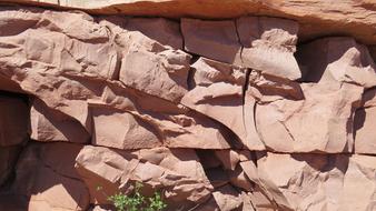 stone walls red