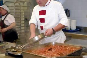 cooking hot meals