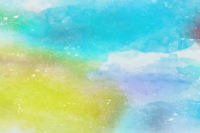 background art abstract watercolor blue yellow