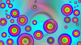 bubbles colorful creative circle drawing