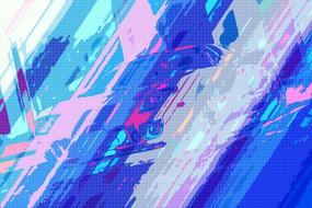 texture auto paint background blue pink