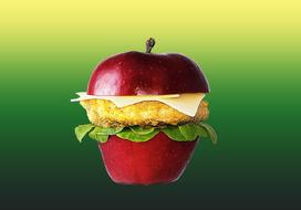 fruit burger