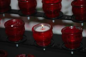 Candle Commemorate Mourning