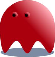 red ghost pacman