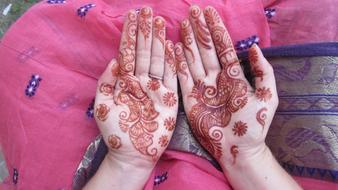 India Wedding Hands Henna