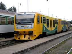 yellow Train Station Track