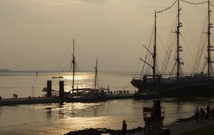 North Sea Port Backlighting