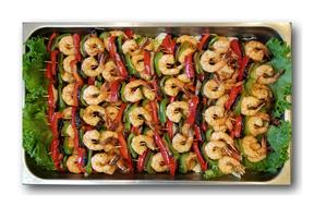 fried shrimp with vegetables