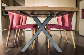 Design Interior table and chairs