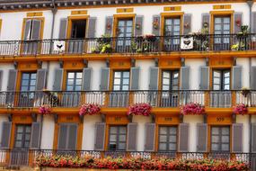 Facade with red Window