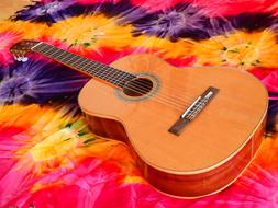 Guitar Acoustic colors background