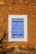 Window Wooden Old blue