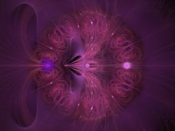 fractal mathematics complexity purple