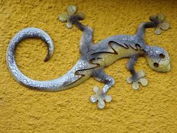 Metal Sign Salamander Deco Wall